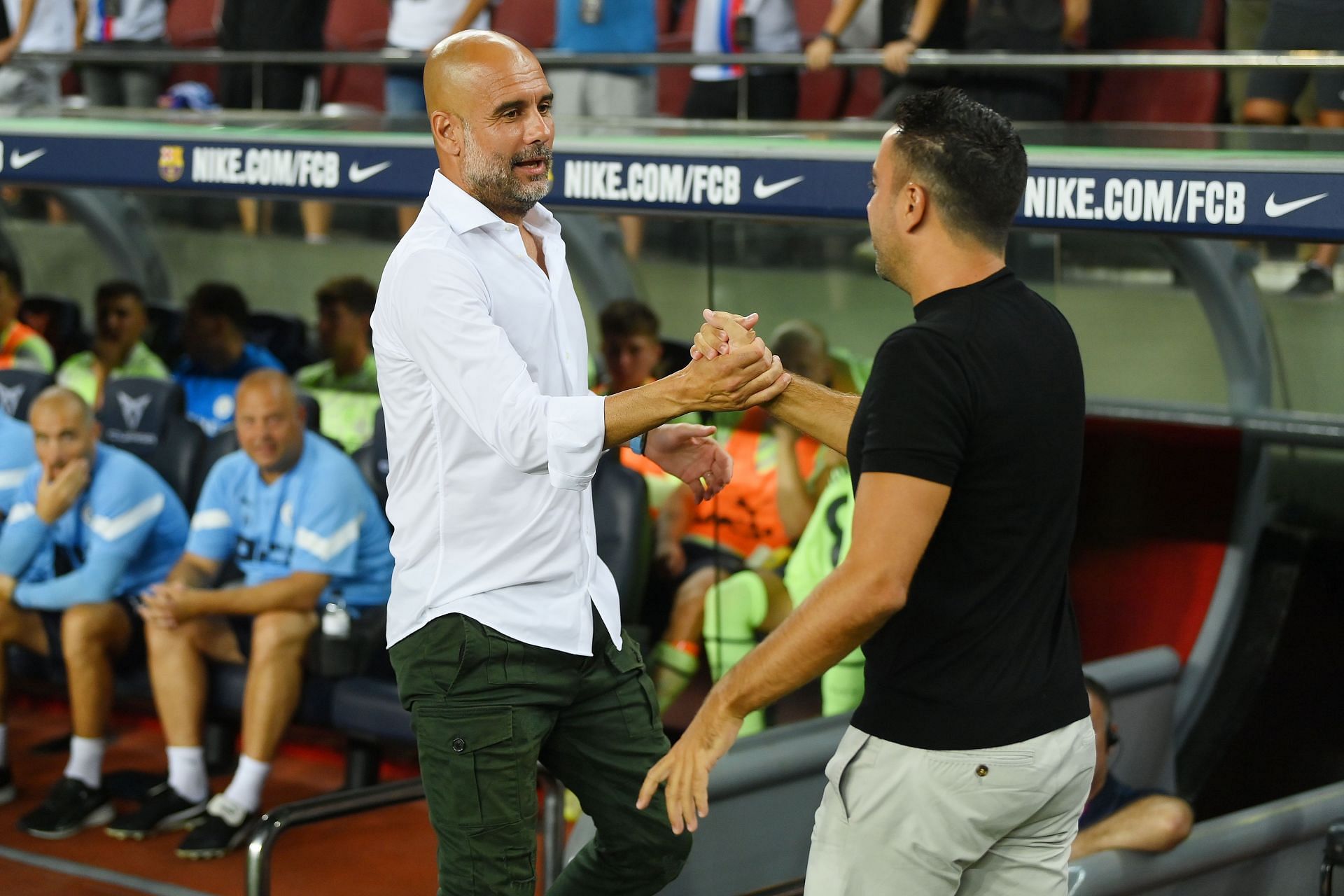 Barca v Manchester City - Friendly Match
